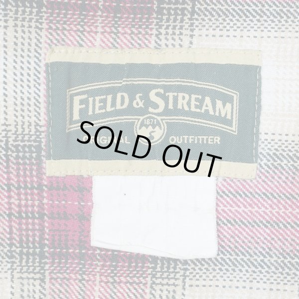 画像2: 00's Field & Stream ヘビーネルシャツ "Red Ombre Plaid" (2)
