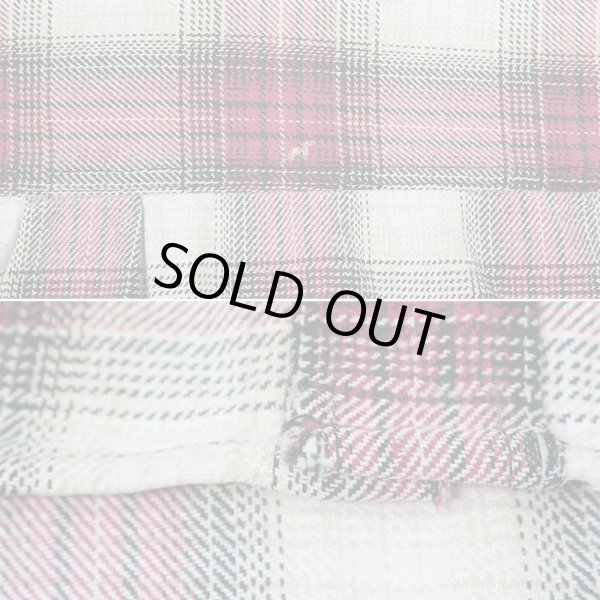 画像5: 00's Field & Stream ヘビーネルシャツ "Red Ombre Plaid" (5)