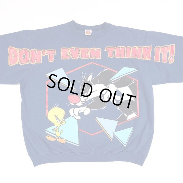 画像3: 90's Looney Tunes キャラクタープリント スウェット “MADE IN USA" (3)