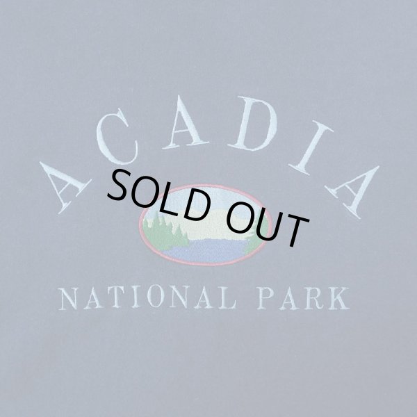 画像2: 90-00's Acadia National Park ロゴ刺繍 スウェット (2)