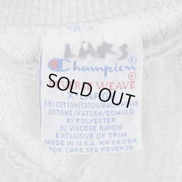 画像2: 90's Champion リバースウィーブ スウェット "AS-IS / MADE IN USA" (2)