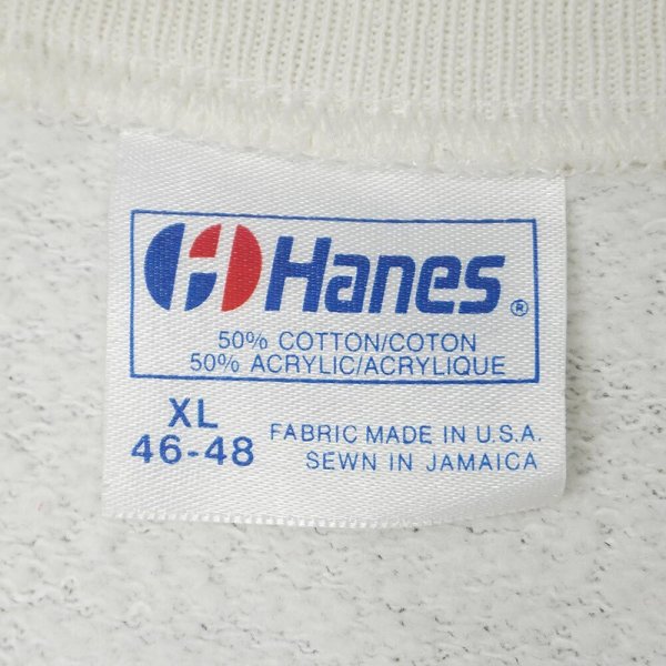 画像3: 80's Hanes 両面プリントスウェット "FABRIC MADE IN USA" (3)