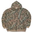 画像1: 90's WHITE WATER OUTDOORS リアルツリーカモ柄 フルジップ スウェットパーカー (1)