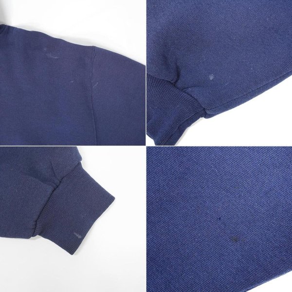 画像5: 90-00's RUSSELL コーポレートロゴ スウェットパーカー "NAVY" (5)