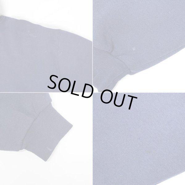 画像5: 90-00's RUSSELL コーポレートロゴ スウェットパーカー "NAVY" (5)