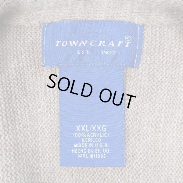 画像2: 90's TOWNCRAFT アクリルカーディガン (2)