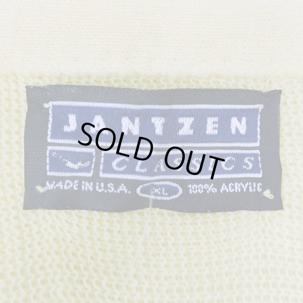 画像3: 90's JANTZEN アクリルカーディガン "MADE IN USA / DEADSTOCK" (3)