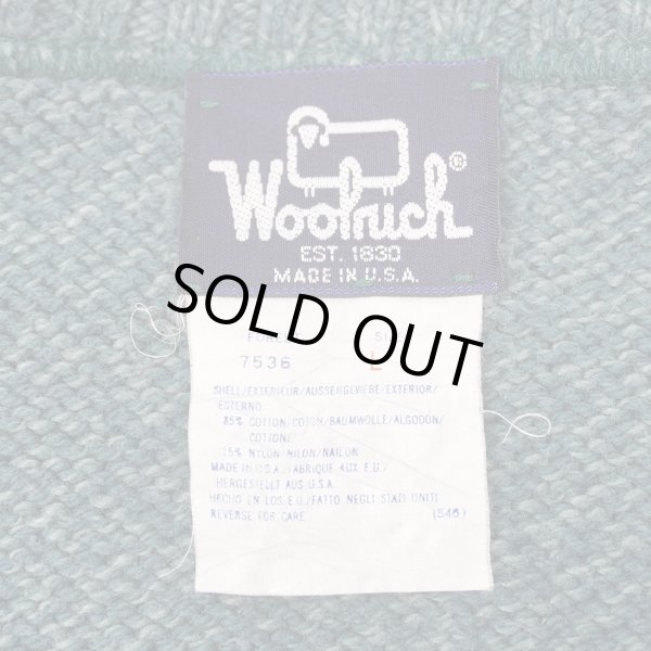 画像2: 80's Woolrich 総柄 コットンニット “MADE IN USA” (2)