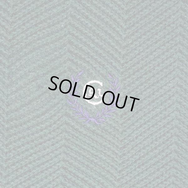 画像3: 00's CHAPS RALPH LAUREN ヘリンボーン織り コットンニット (3)