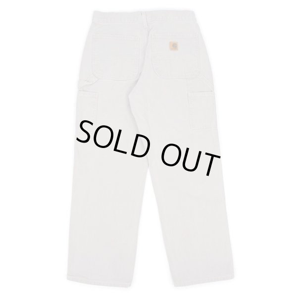 画像2: 00's Carhartt ダックペインターパンツ "LIGHT GRAY" (2)