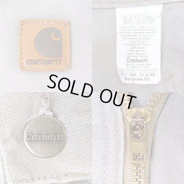 画像3: 00's Carhartt ダックペインターパンツ "LIGHT GRAY" (3)