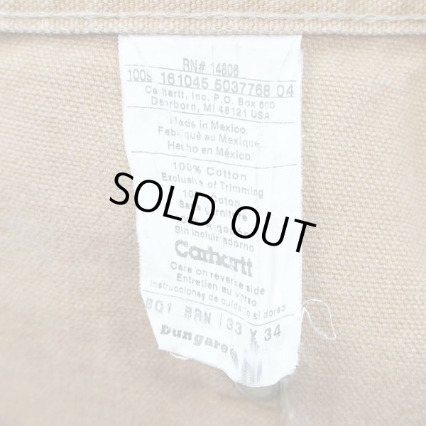 画像3: 00's Carhartt ダブルニー ペインターパンツ “BROWN” (3)