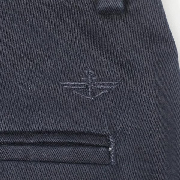 画像3: 00's DOCKERS 2タック チノトラウザー "DARK NAVY / W34 L32" (3)