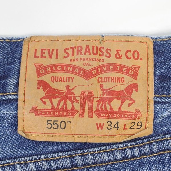 画像3: 00's Levi's 550 デニムパンツ "W34 L29" (3)