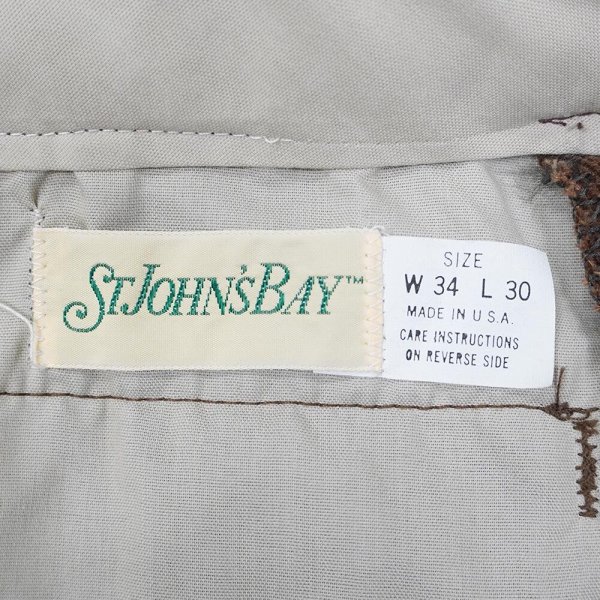 画像3: 80's ST JOHN'S BAY コーデュロイワークパンツ "W34 L30 / MADE IN USA" (3)