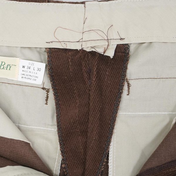 画像6: 80's ST JOHN'S BAY コーデュロイワークパンツ "W34 L30 / MADE IN USA" (6)