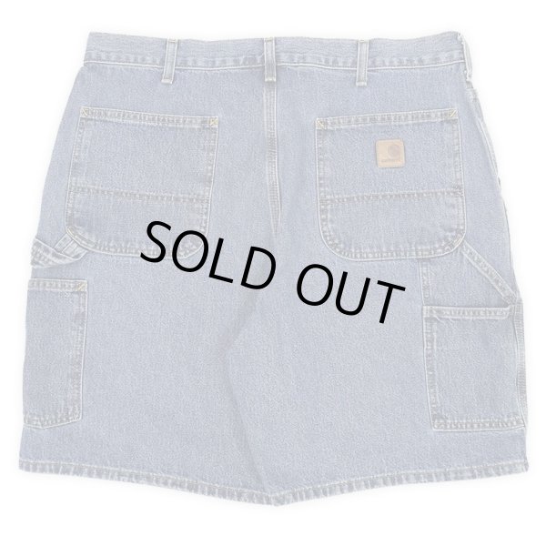 画像2: 00's Carhartt デニムペインターショーツ (2)