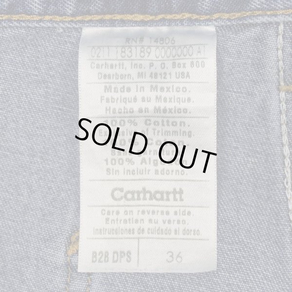 画像3: 00's Carhartt デニムペインターショーツ (3)