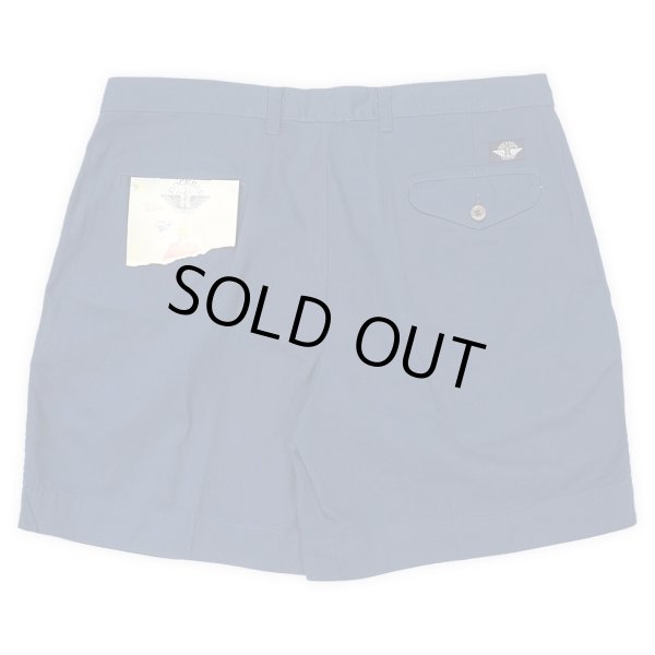 画像1: 90's DOCKERS 2タック チノショーツ "DEADSTOCK / NAVY" (1)