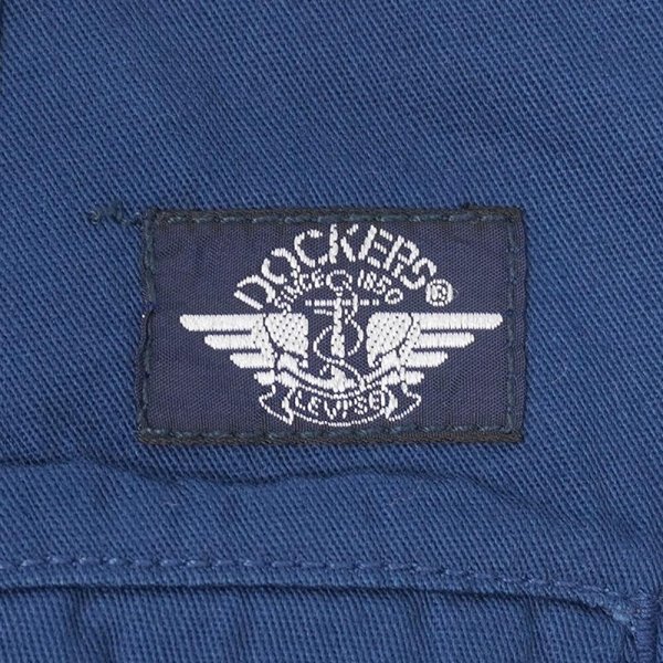 画像3: 90's DOCKERS 2タック チノショーツ "DEADSTOCK / NAVY" (3)