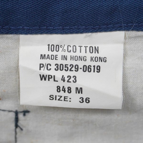 画像4: 90's DOCKERS 2タック チノショーツ "DEADSTOCK / NAVY" (4)