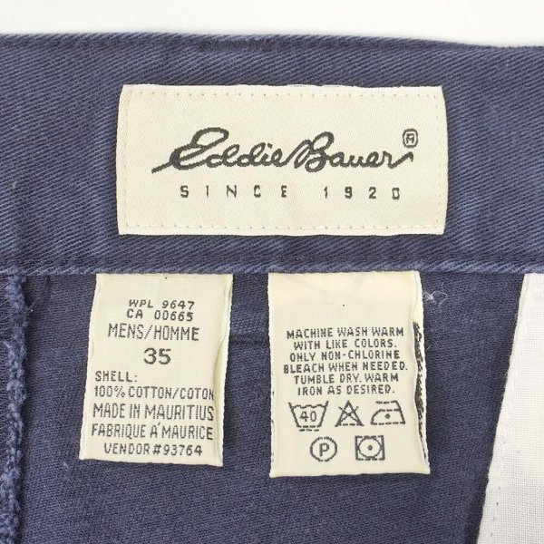 画像3: 90's Eddie Bauer 2タック チノショーツ "白タグ" (3)