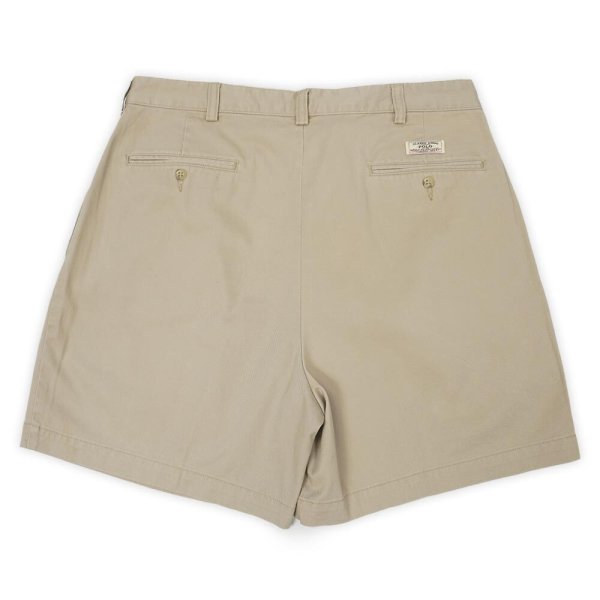 画像2: 90's Polo Ralph Lauren 2タック チノショーツ "ANDREW SHORT / BEIGE / DEADSTOCK" (2)