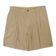 画像1: 90's CHAPS Ralph Lauren 2タック チノショーツ "DEADSTOCK" (1)