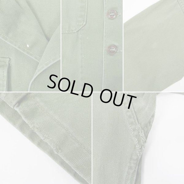 画像5: 50's US.ARMY コットンサテン ユーティリティシャツ "1st 前期型" (5)