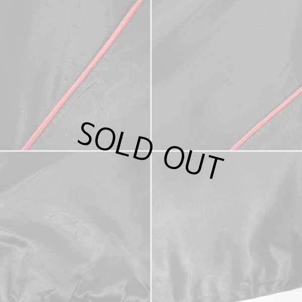 画像4: 90's Disney Channel ロゴ刺繍 ナイロンサテンスタジャン (4)