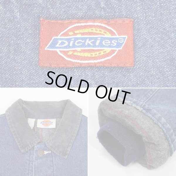 画像4: 80's Dickies ブランケットライナー デニムカバーオール (4)