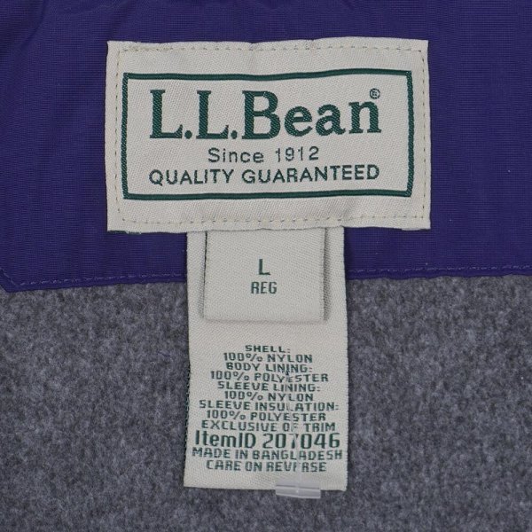 画像2: 日本未発売 L.L.Bean ウォームアップジャケット "BLANK / NAVY" (2)