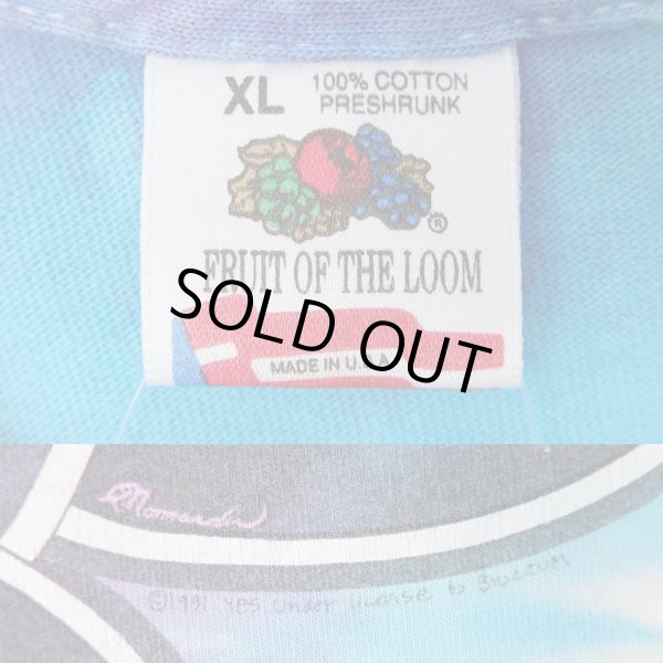 画像3: 90's YES タイダイ染めバンドTシャツ “MADE IN USA” (3)