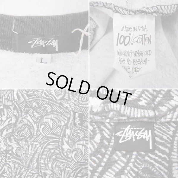 画像3: 80's OLD STUSSY 総柄 ポケットTシャツ “MADE IN USA” (3)