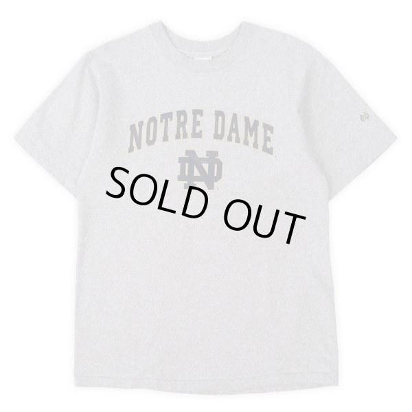 画像1: 90's University of Notre Dame カレッジプリントTシャツ "MADE IN USA" (1)