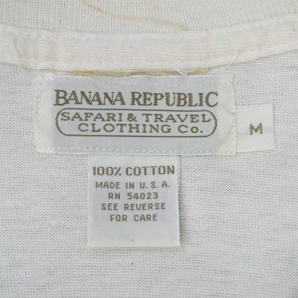 画像2: 80-90's Banana Republic ポケットTシャツ "MADE IN USA / NON WASH" (2)
