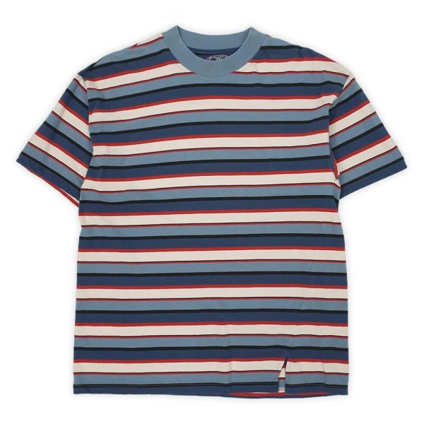 画像1: 90's 955 ORIGINALS マルチボーダーTシャツ (1)
