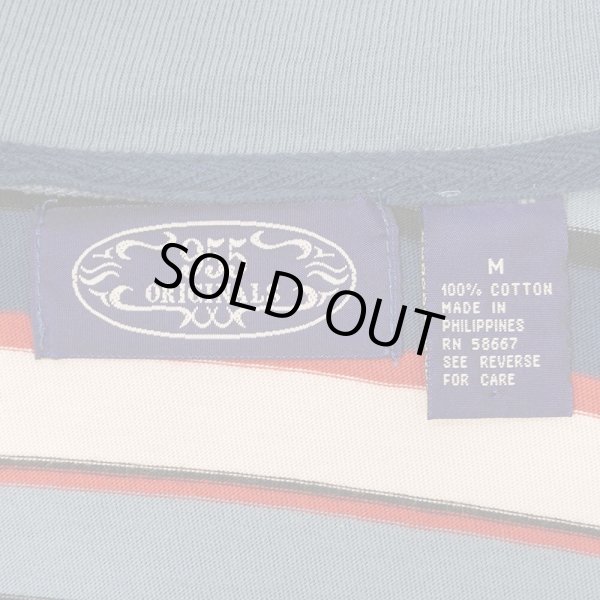 画像2: 90's 955 ORIGINALS マルチボーダーTシャツ (2)