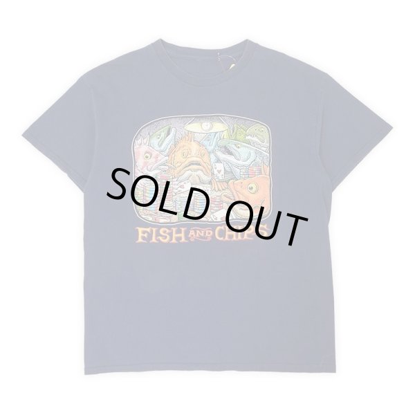 画像1: 00's RAY TROLL アートTシャツ  "FISH AND CHIPS" (1)