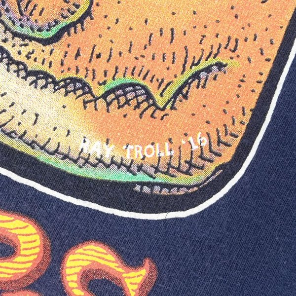 画像2: 00's RAY TROLL アートTシャツ  "FISH AND CHIPS" (2)