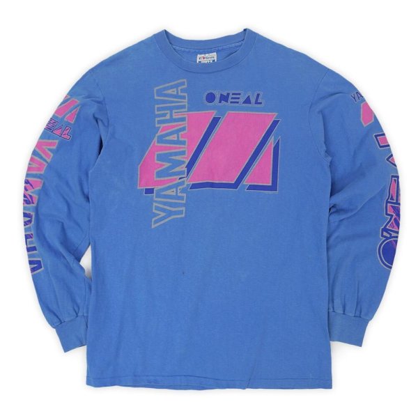 画像1: 80's O'NEILL × YAMAHA プリント L/S Tシャツ "MADE IN USA" (1)