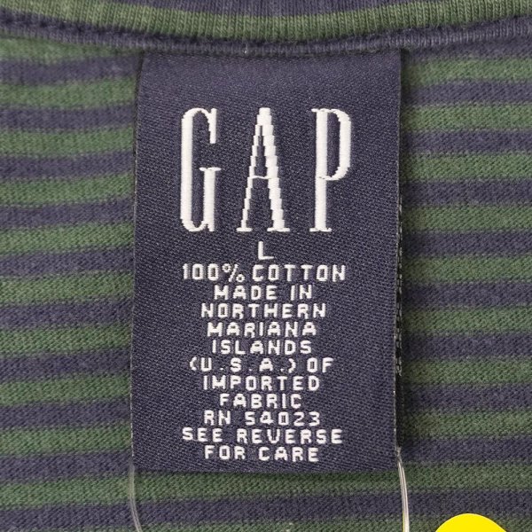 画像2: Early 00's OLD GAP ボーダーTシャツ (2)