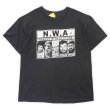 画像1: 00's N.W.A "NARCOS WITH ATTITUDE" パロディプリントTシャツ (1)