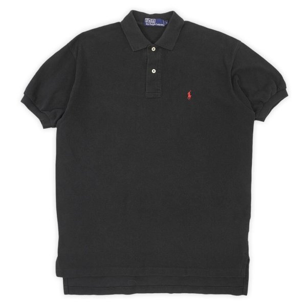画像1: 90's Polo Ralph Lauren ポロシャツ “BLACK” (1)