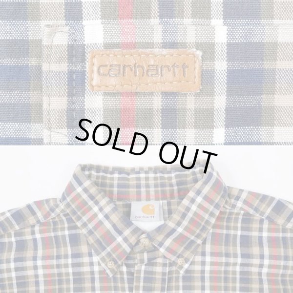 画像4: 00's Carhartt ボタンダウンシャツ (4)