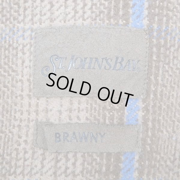 画像3: 90's ST JOHN'S BAY オンブレチェック柄 ヘビーネルシャツ (3)