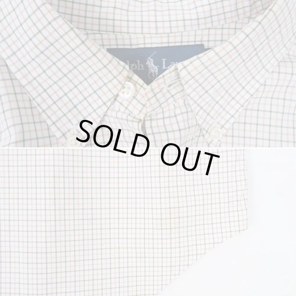 画像4: 90-00's Polo Ralph Lauren ボタンダウンシャツ "CLASSIC FIT / WHITE BASE" (4)