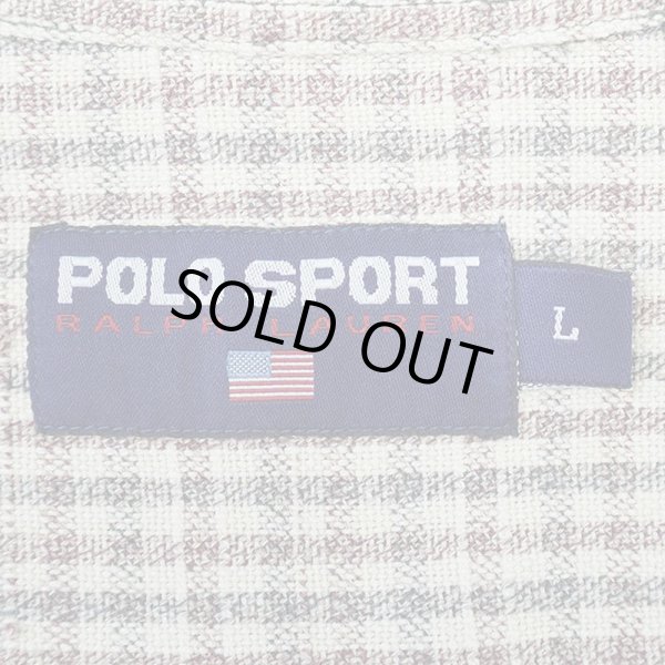 画像2: 90's POLO SPORT S/S ボタンダウンシャツ (2)