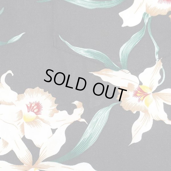 画像4: 00's Paradise Found レーヨンハワイアンシャツ "BLACK" (4)