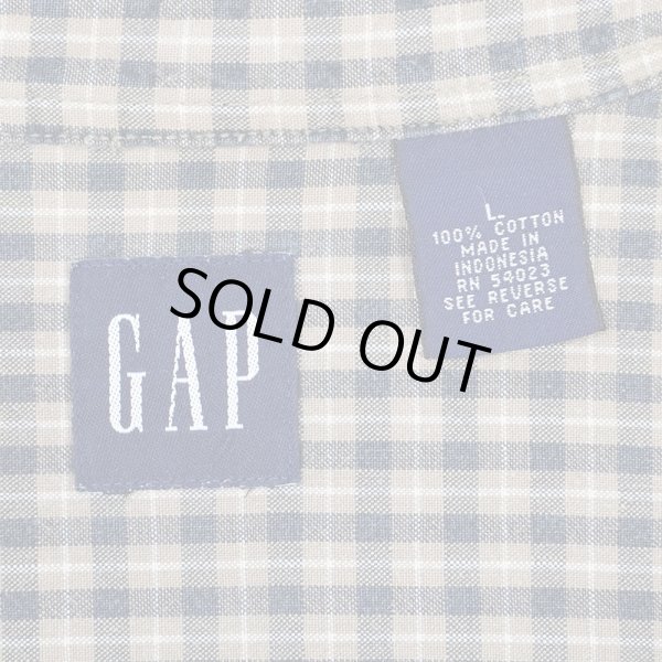画像2: 90's OLD GAP レギュラーカラーシャツ (2)